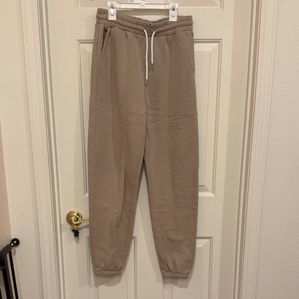 Tan Jogger Pants